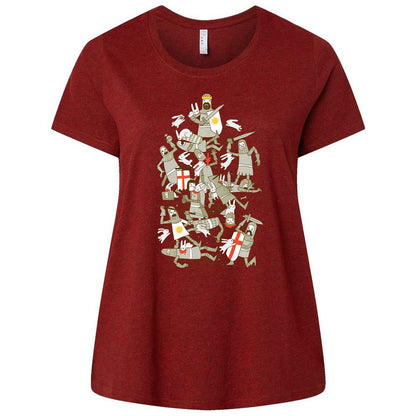 Ladies Curvy Jersey - JYGU2CLY - Cardinal - 10