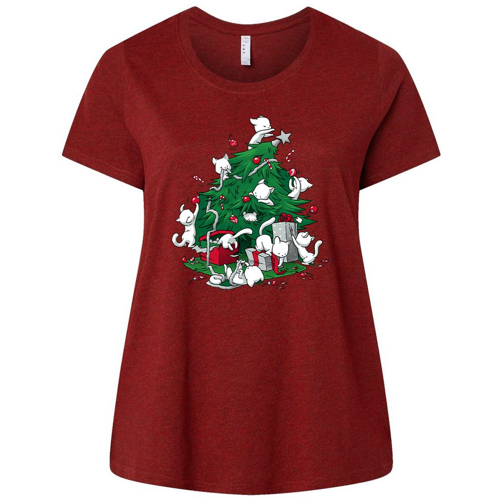 Ladies Curvy Jersey - YX7KPQ45 - Cardinal - 10