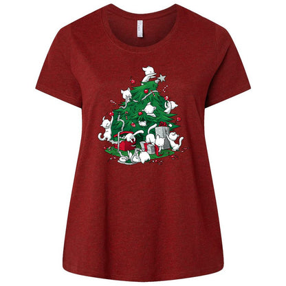 Ladies Curvy Jersey - YX7KPQ45 - Cardinal - 10