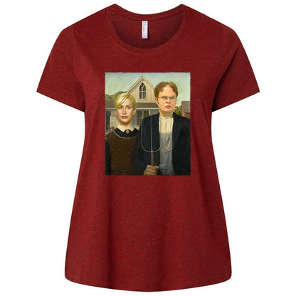 Ladies Curvy Jersey - 8ZXR7676 - Cardinal - 10