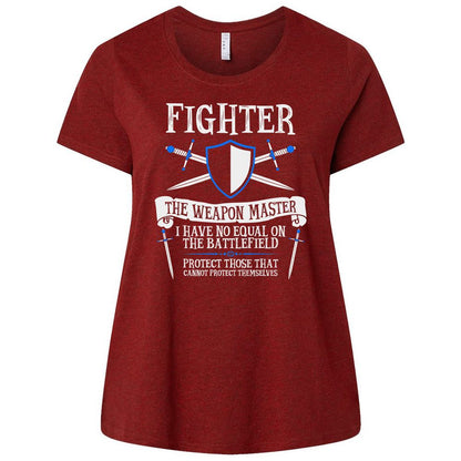 Ladies Curvy Jersey - VD1AQRTF - Cardinal - 10