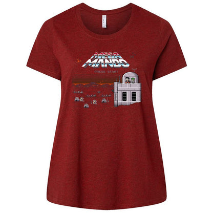 Ladies Curvy Jersey - LU78SXHG - Cardinal - 10