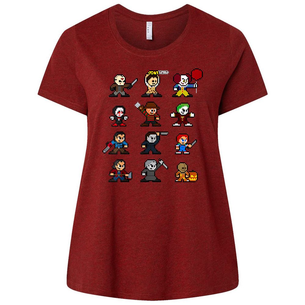 Ladies Curvy Jersey - AZ69LCJ4 - Cardinal - 10