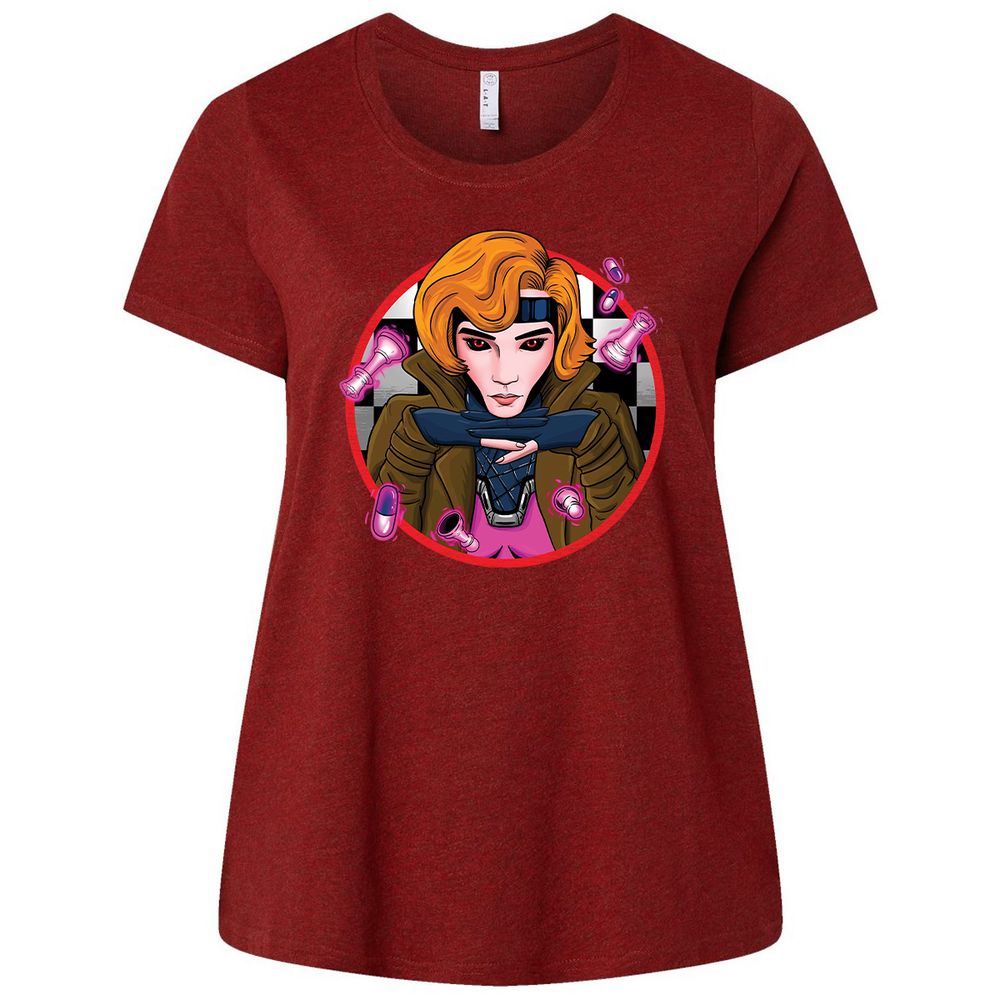 Ladies Curvy Jersey - JCLWX93Z - Cardinal - 10