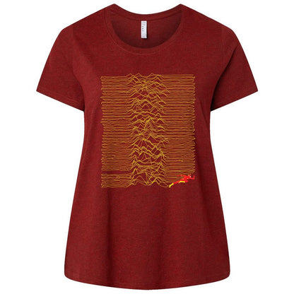 Ladies Curvy Jersey - 1ZWB3PHF - Cardinal - 10