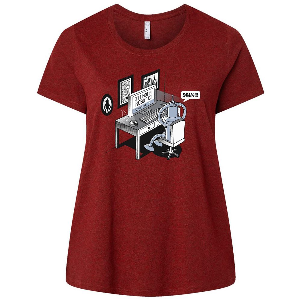 Ladies Curvy Jersey - 88WRUHHJ - Cardinal - 10