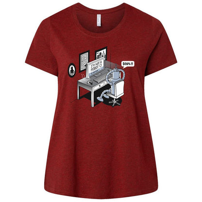 Ladies Curvy Jersey - 88WRUHHJ - Cardinal - 10