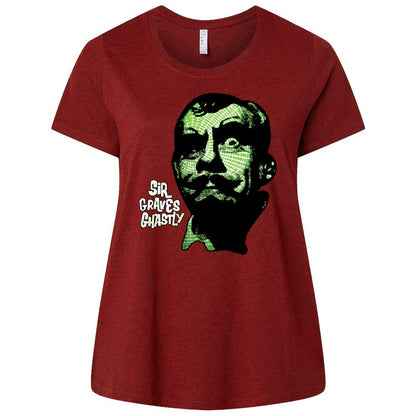 Ladies Curvy Jersey - 4GJU7KRD - Cardinal - 10