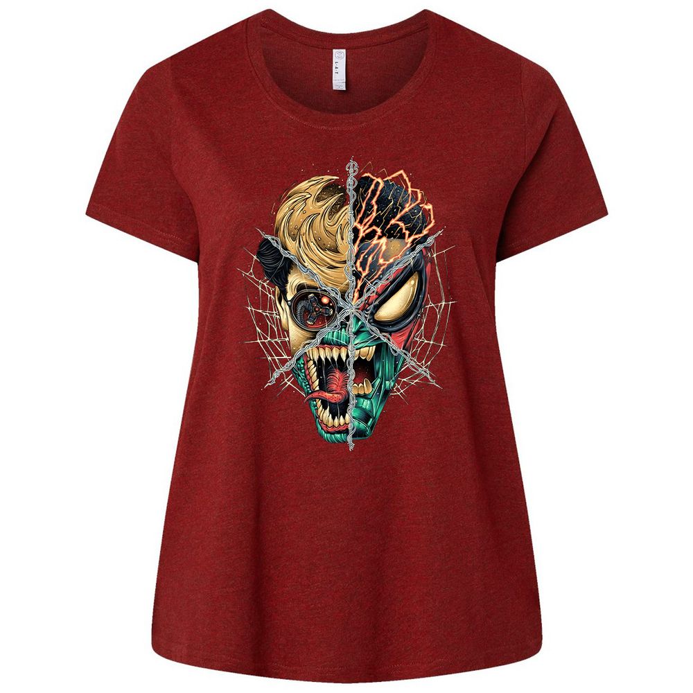 Ladies Curvy Jersey - KK2LJZDL - Cardinal - 10