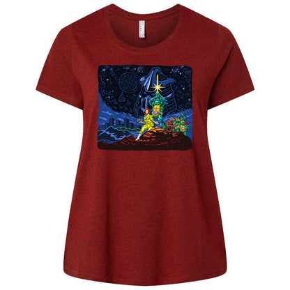 Ladies Curvy Jersey - GRCG4Y2P - Cardinal - 10