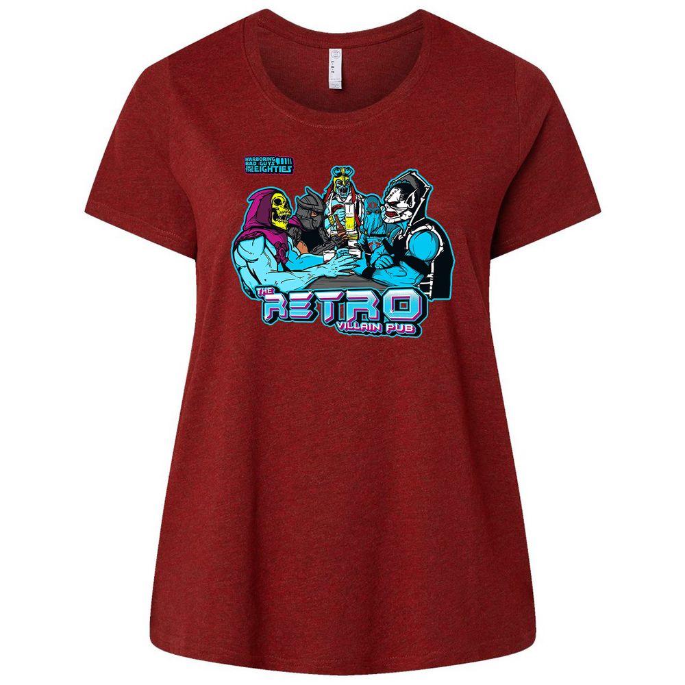 Ladies Curvy Jersey - 4VRMYQ7E - Cardinal - 10