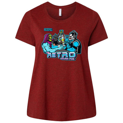 Ladies Curvy Jersey - 4VRMYQ7E - Cardinal - 10