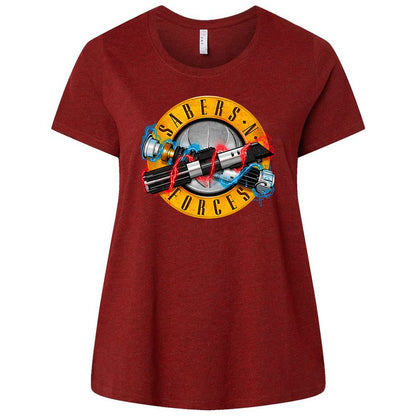 Ladies Curvy Jersey - DFFRPM5Z - Cardinal - 10