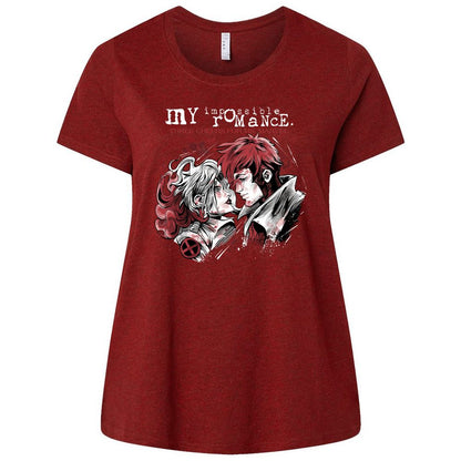 Ladies Curvy Jersey - EVLXEFR2 - Cardinal - 10