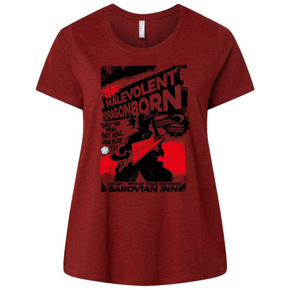 Ladies Curvy Jersey - UPX7X7C8 - Cardinal - 10