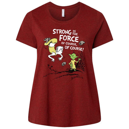 Ladies Curvy Jersey - ENUFJFWR - Cardinal - 10