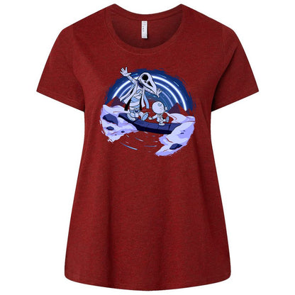 Ladies Curvy Jersey - JVZJ1FMF - Cardinal - 10