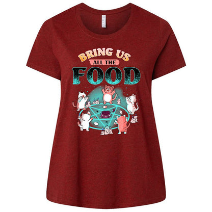 Ladies Curvy Jersey - 8ZT7VZ87 - Cardinal - 10