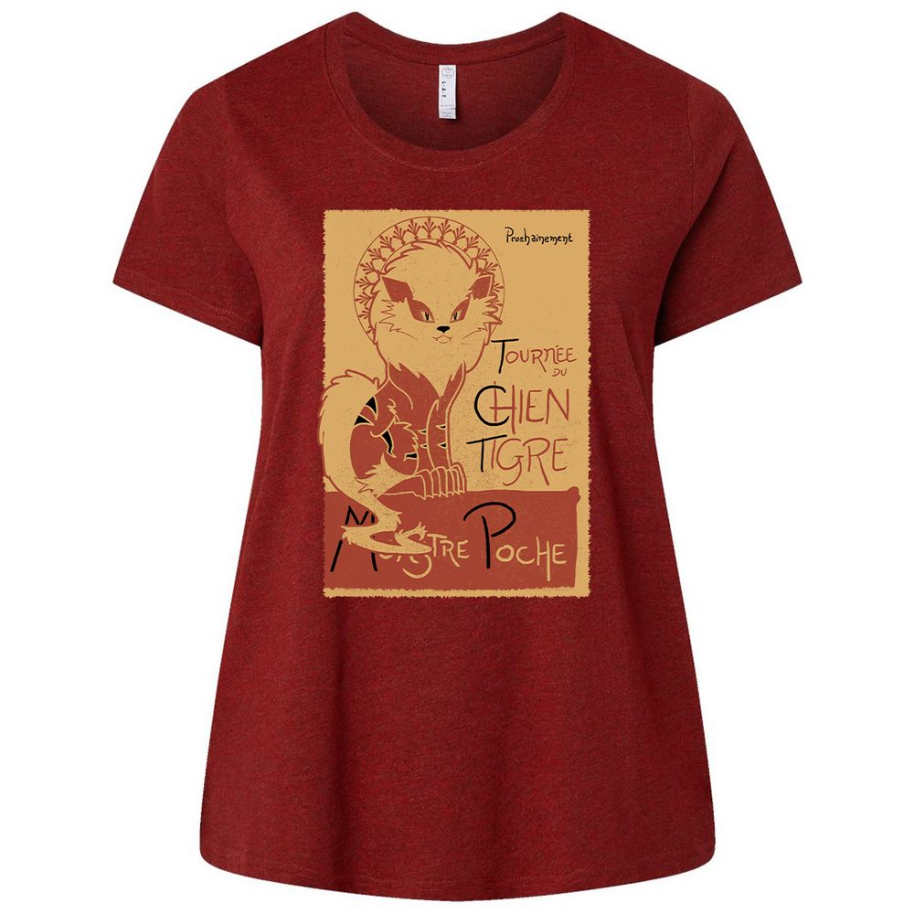 Ladies Curvy Jersey - U1WQY5GH - Cardinal - 10