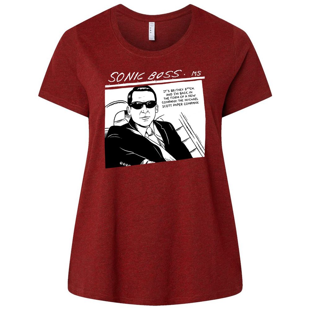 Ladies Curvy Jersey - NRMJFZ5E - Cardinal - 10