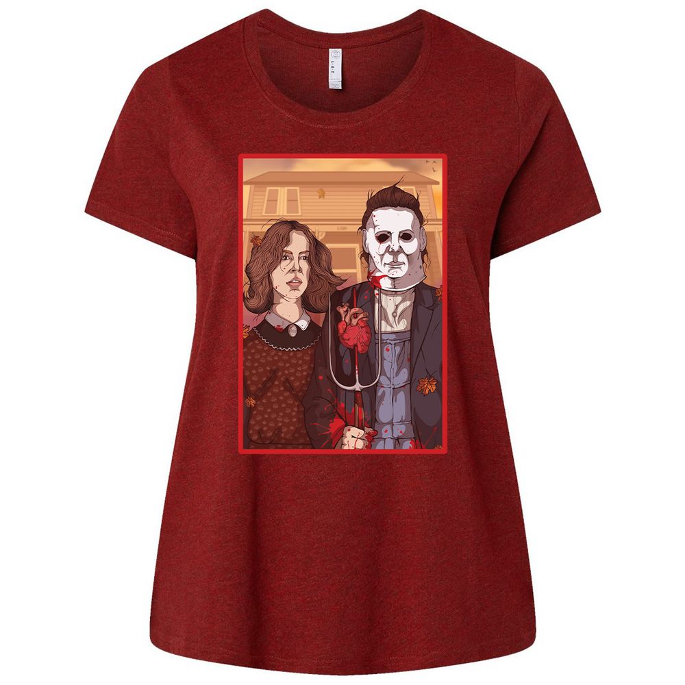 Ladies Curvy Jersey - T5P9WXEE - Cardinal - 10