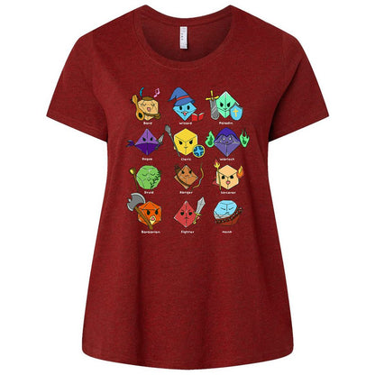 Ladies Curvy Jersey - A8B9AJJB - Cardinal - 10