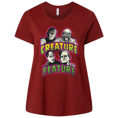 Ladies Curvy Jersey - 8A86YKJA - Cardinal - 10