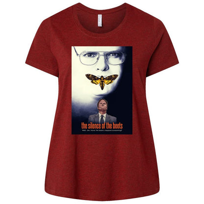 Ladies Curvy Jersey - UFLVC9DN - Cardinal - 10