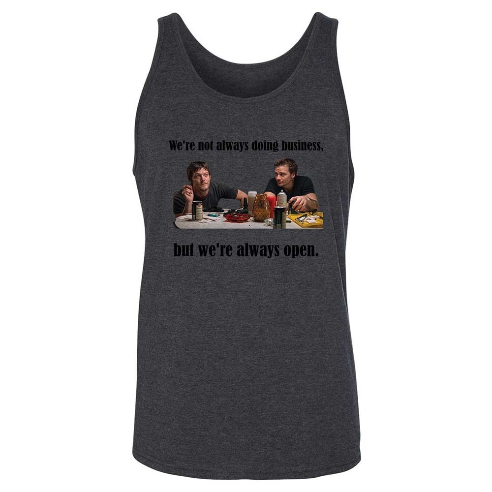 Unisex Jersey Tank - LYKJF6T4 - Dark Grey Heather - 10