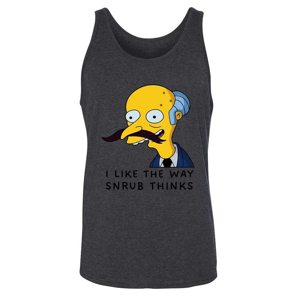 I Like the Way Snrub Thinks - Dark Grey Heather - 10