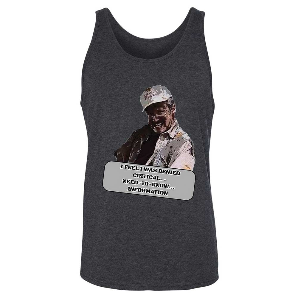 Need To Know Information - Dark Grey Heather - 10