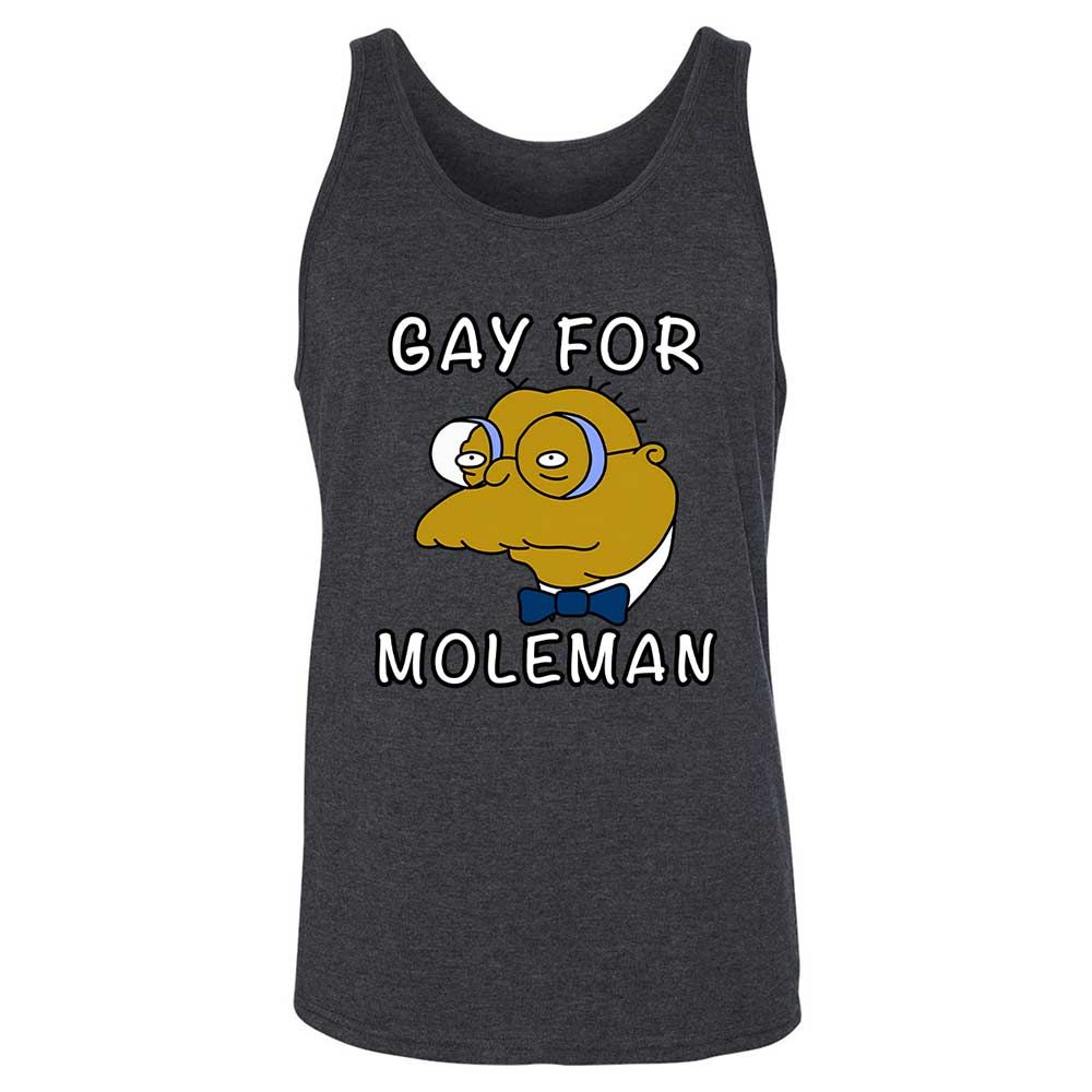 Gay for Moleman - Dark Grey Heather - 10
