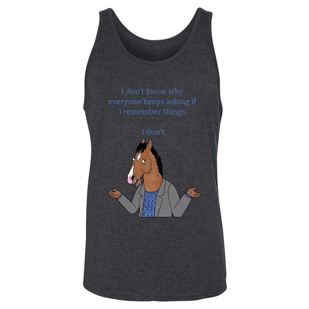 Unisex Jersey Tank - GEY35RXN - Dark Grey Heather - 10