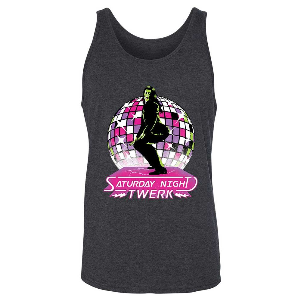 Saturday Night Twerk - Dark Grey Heather - 10