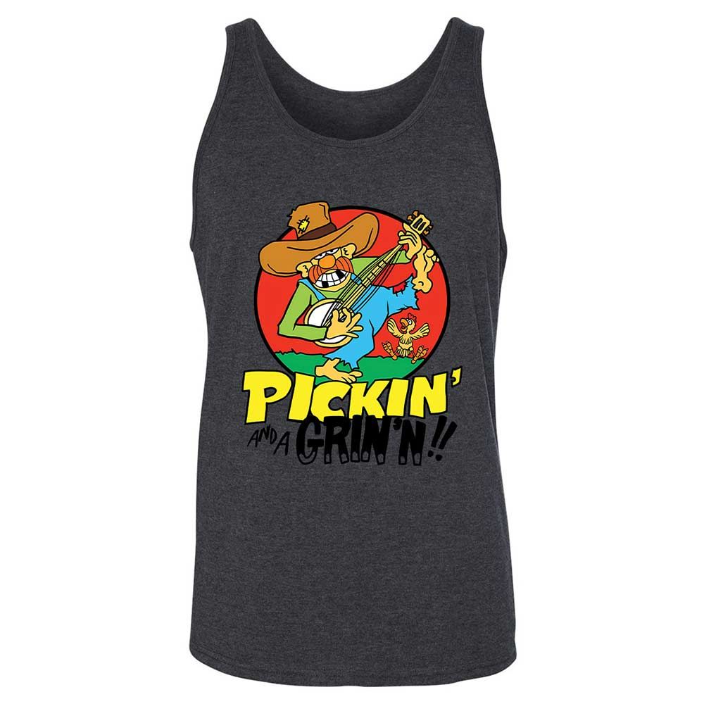 Pickin' and a Grinnin - Dark Grey Heather - 10