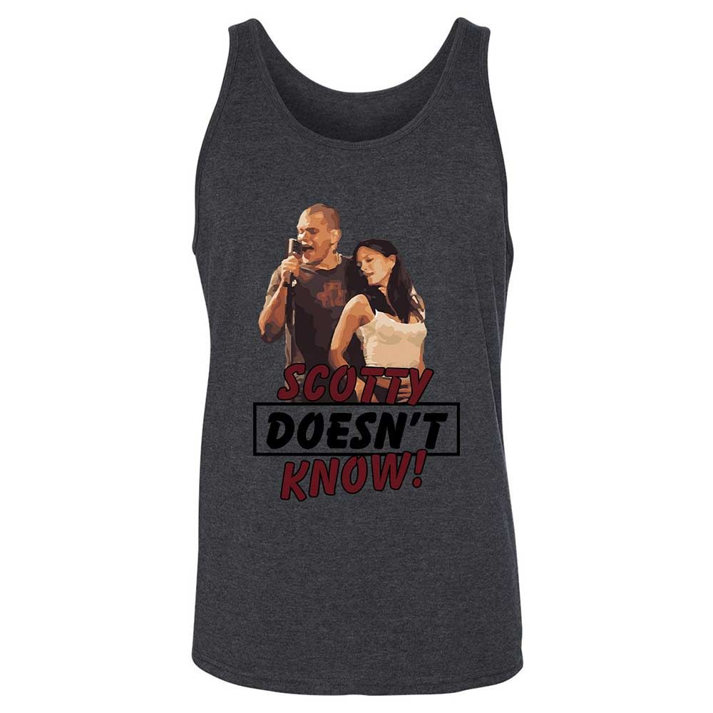 He Doesn't Know - Dark Grey Heather - 10