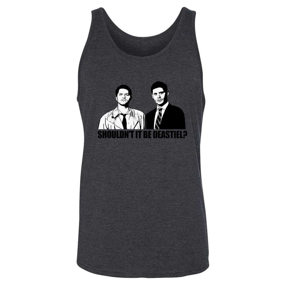 Unisex Jersey Tank - SKY8VZV6 - Dark Grey Heather - 10