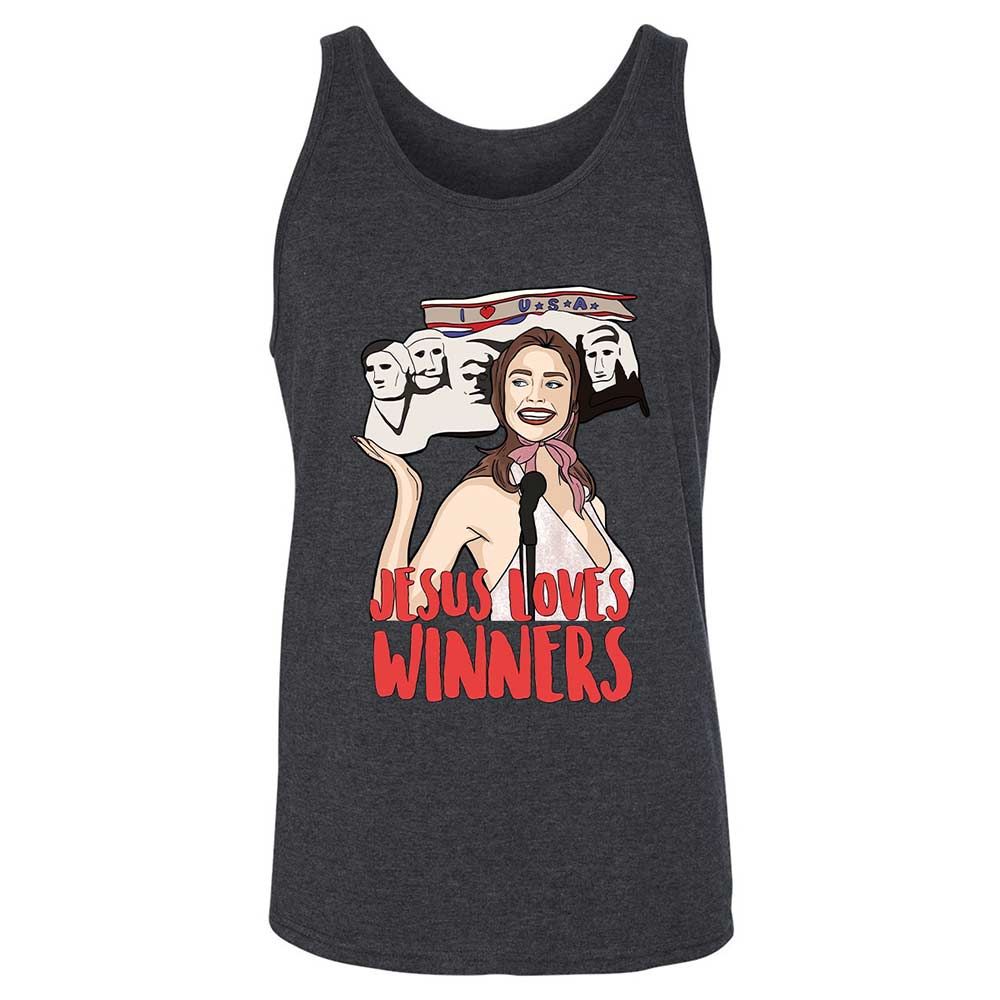 He Loves Winners - Dark Grey Heather - 10