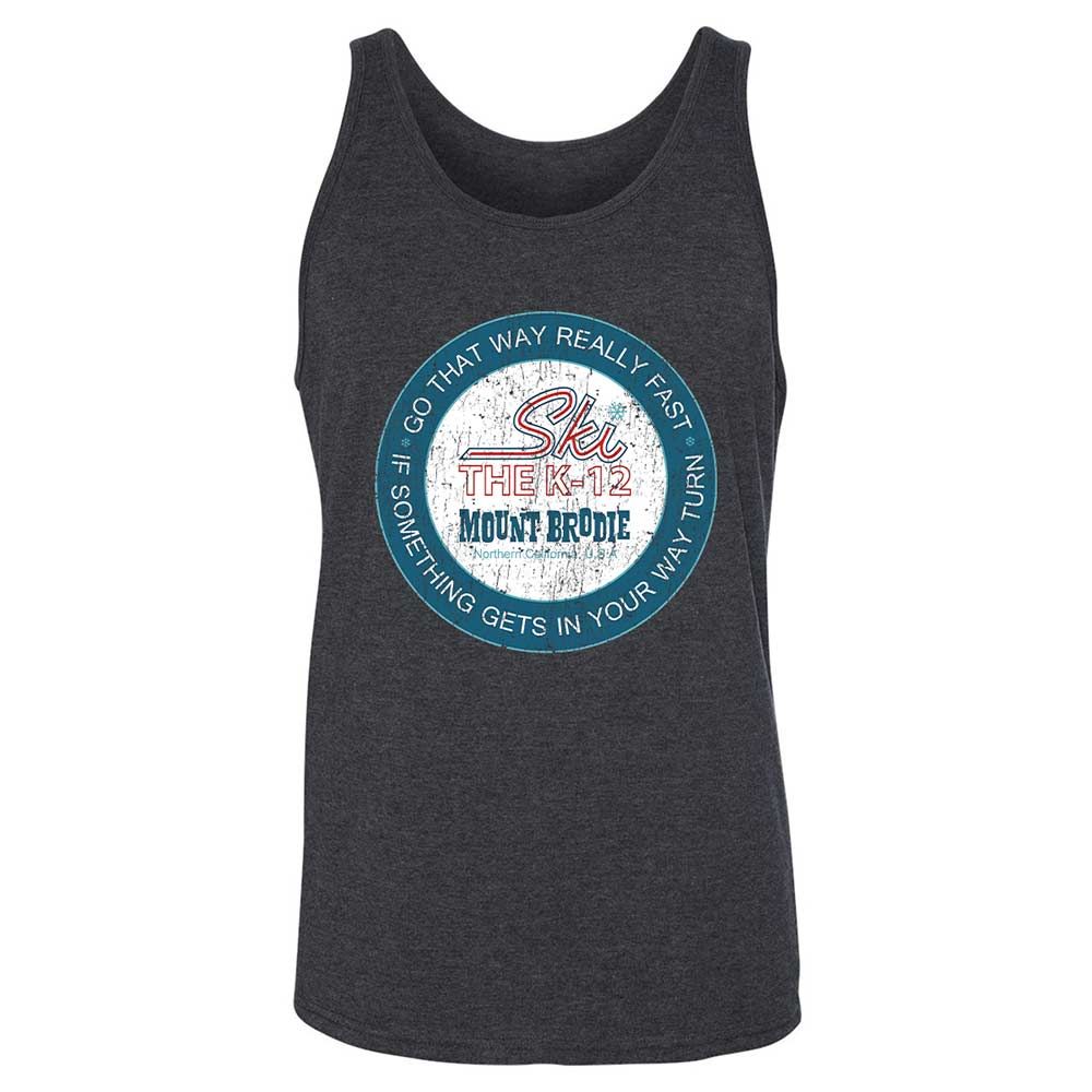 Unisex Jersey Tank - HLWSUFDU - Dark Grey Heather - 10