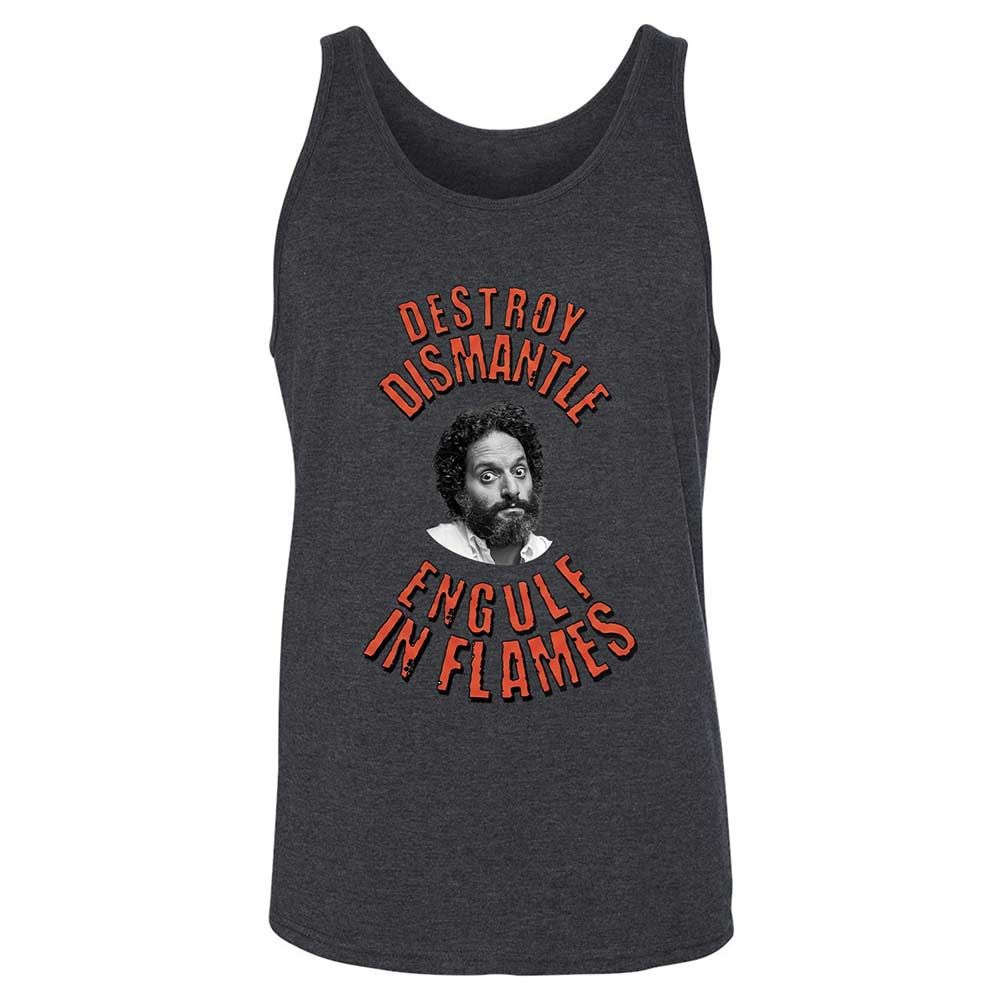 Destroy, Dismantle, Engulf in Flames - Dark Grey Heather - 10