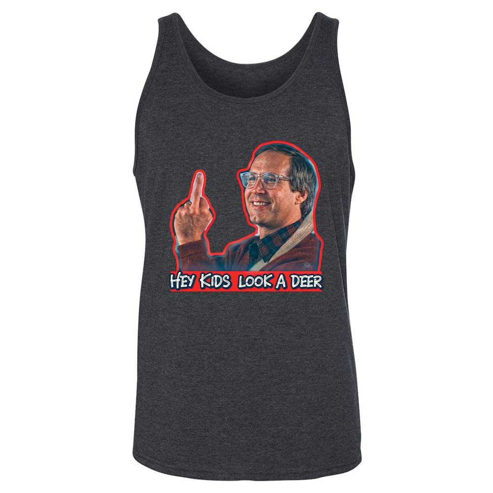 Hey Kids, Look a Deer - Dark Grey Heather - 10