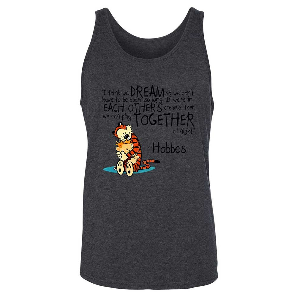 Calvin Hobbes Dreams - Dark Grey Heather - 10