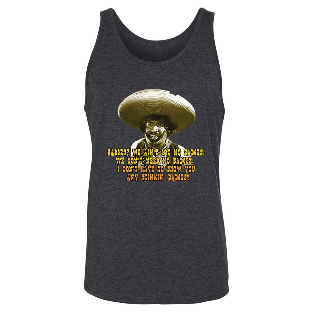 Ain't Got No Stinking Badges - Dark Grey Heather - 10