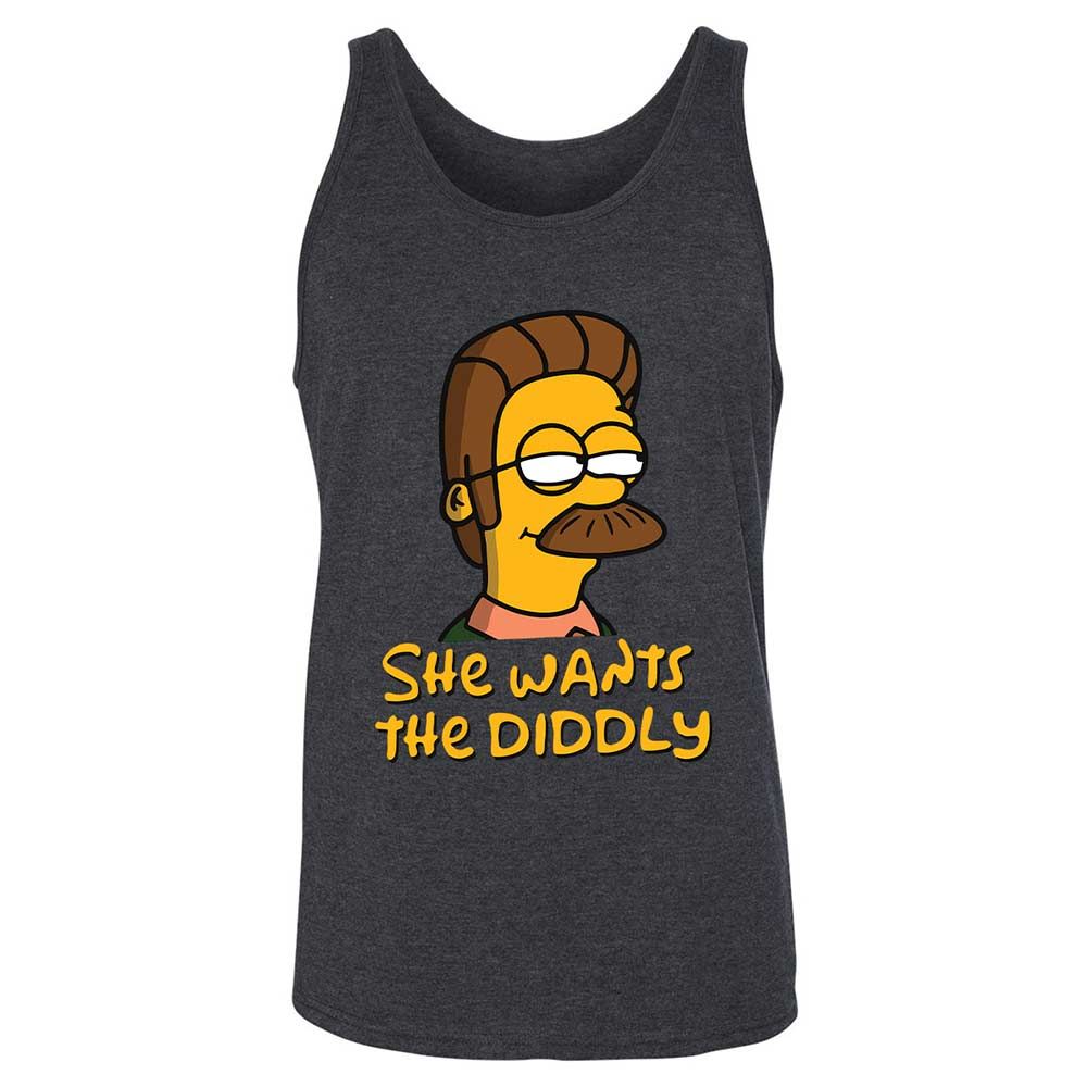 She Wants The Diddly - Dark Grey Heather - 10