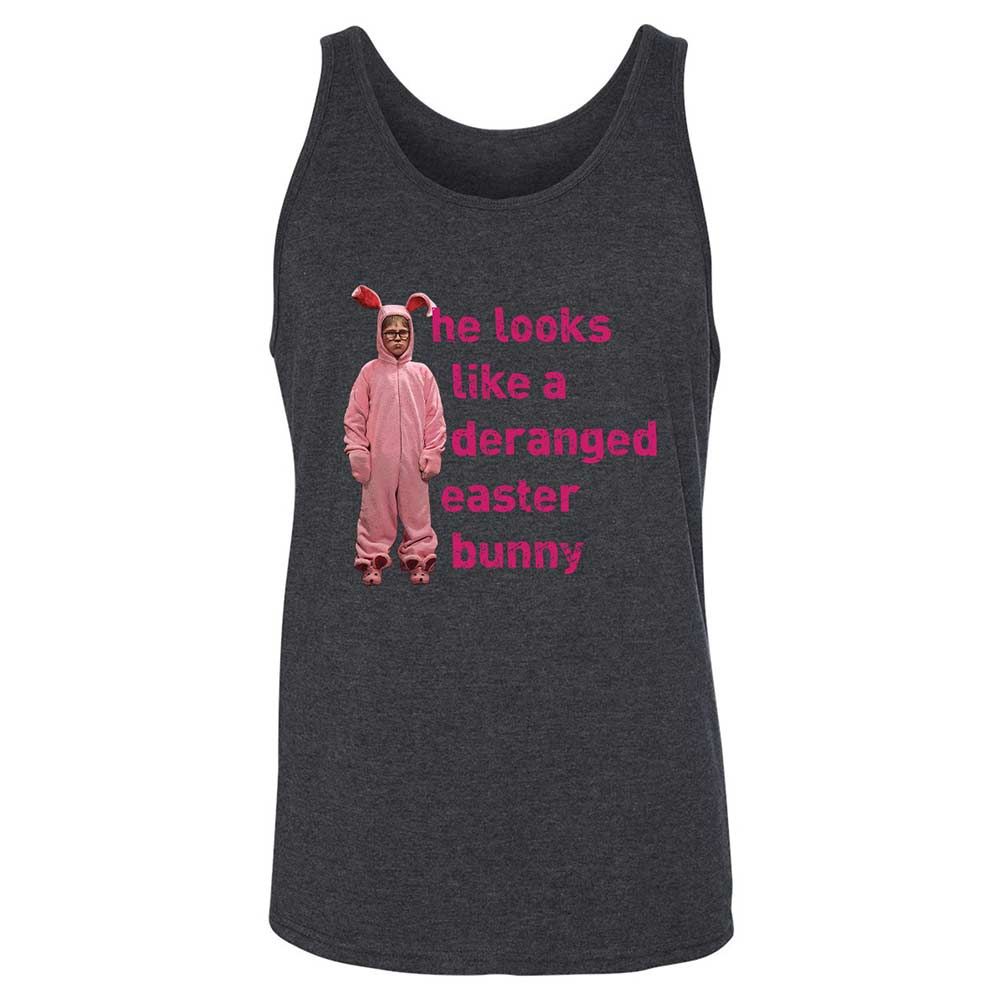He Looks Like a Deranged Easter Bunny - Dark Grey Heather - 10