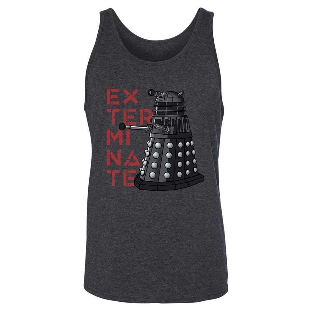 Dalek Exterminate - Dark Grey Heather - 10