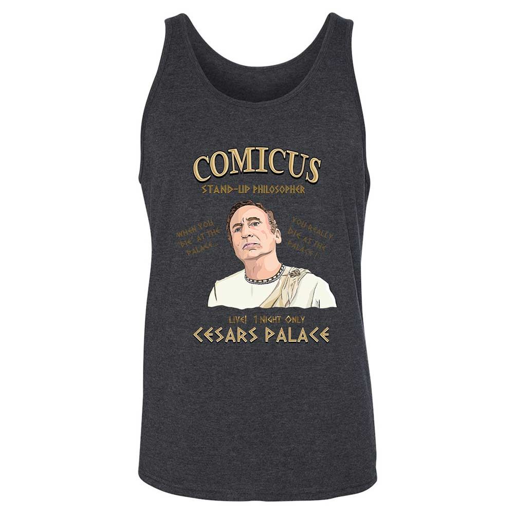 Comicus- Stand-up Philosopher - Dark Grey Heather - 10