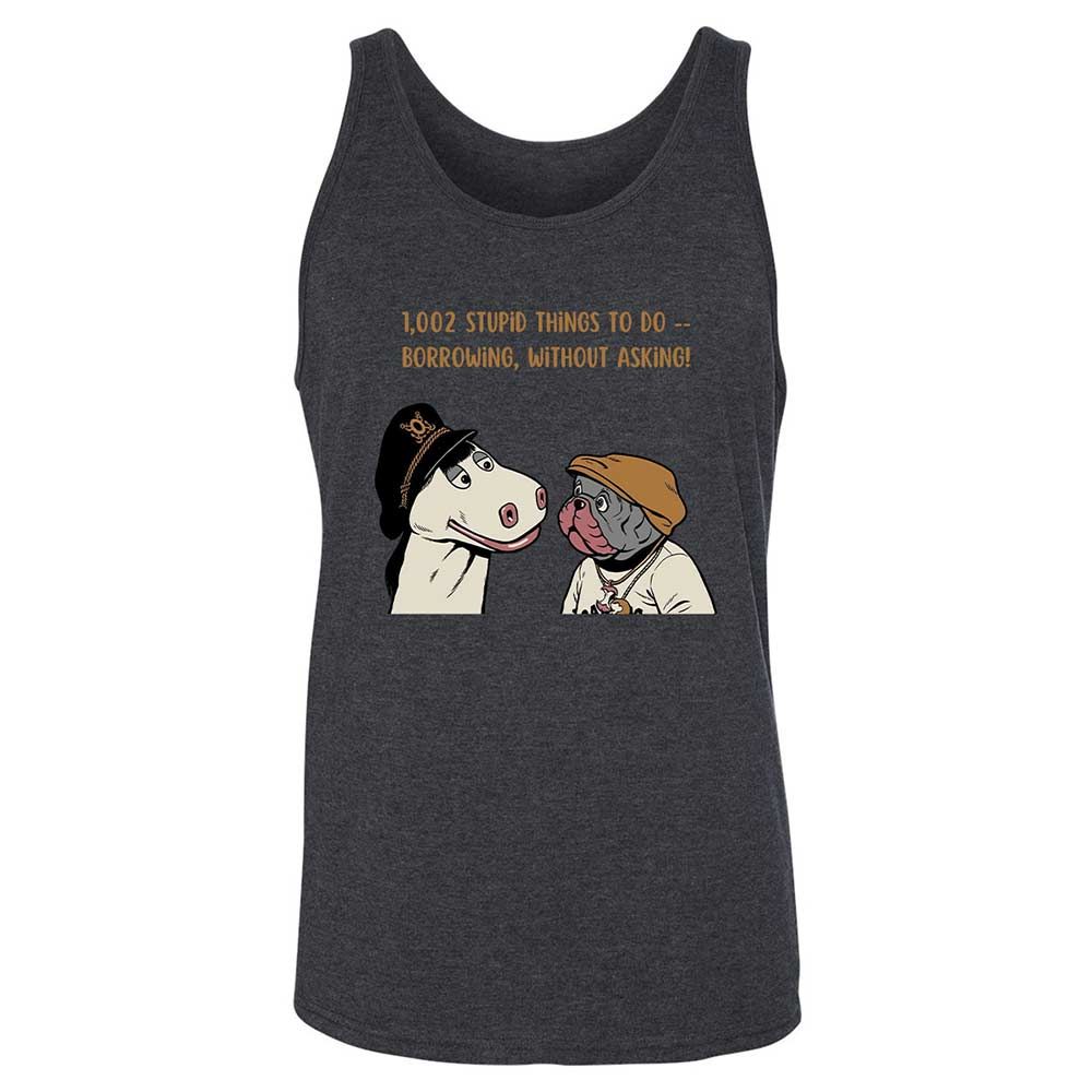 Unisex Jersey Tank - W7JAQRSH - Dark Grey Heather - 10