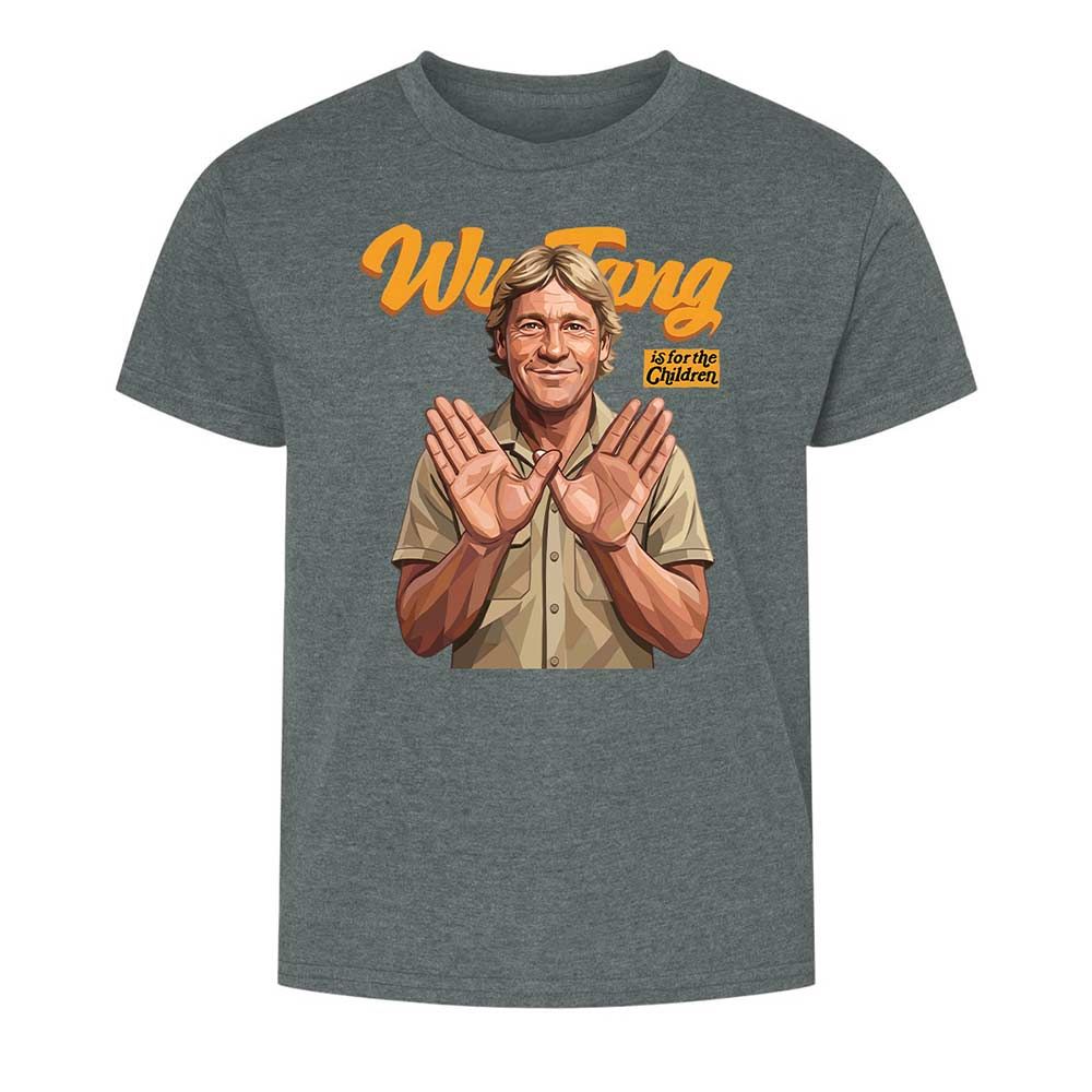 Steve Irwin or the Children - Dark Heather - 10