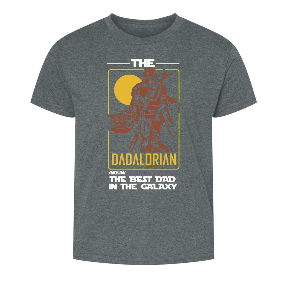 The Dadalorian The Best Dad In The Galaxy - Dark Heather - 10